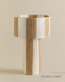Stripes Raffia Table Lamp
