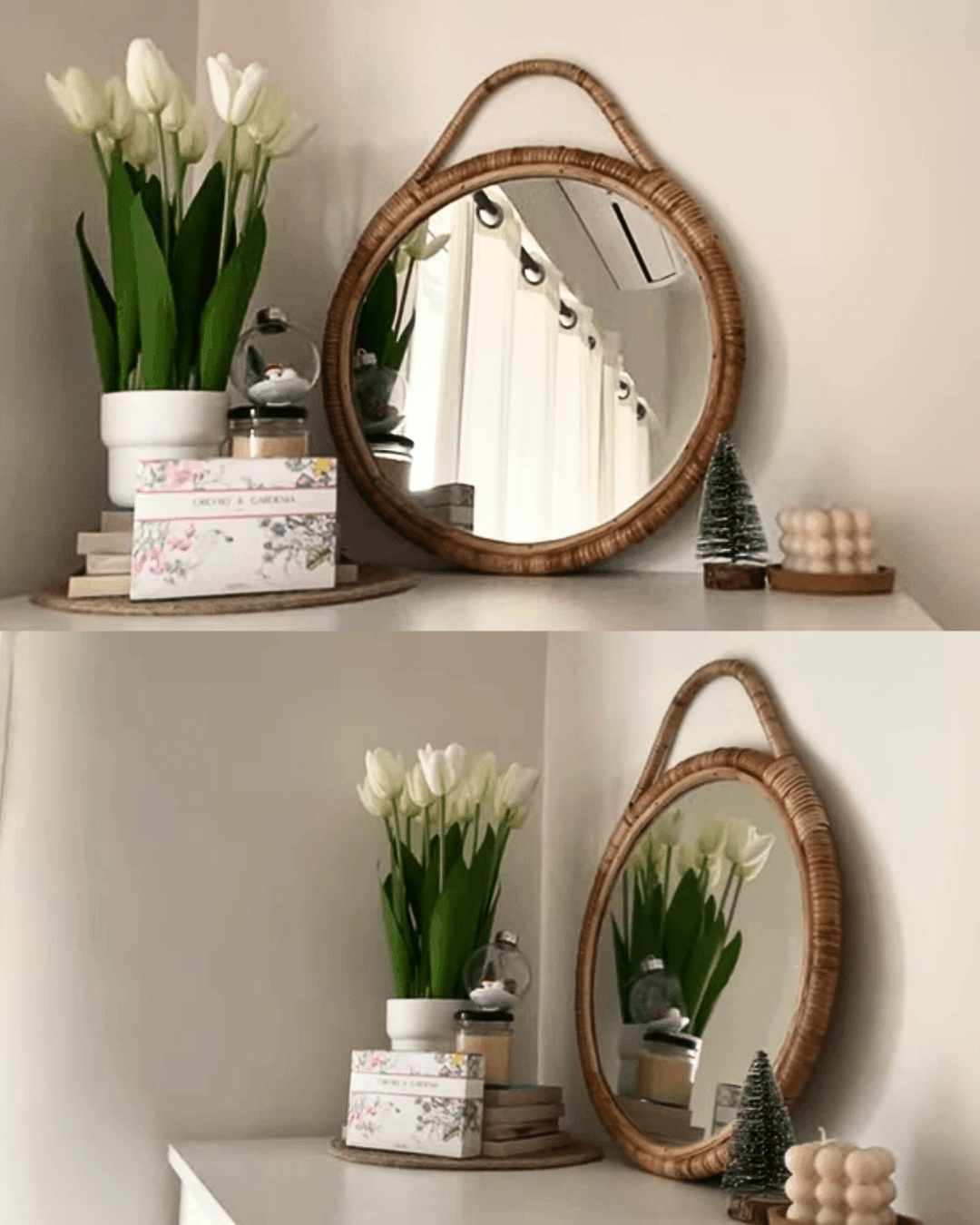 Bambi Rattan Mirror - Staple East