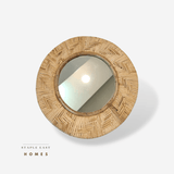 Charka Rattan & cane woven Mirror - Staple East