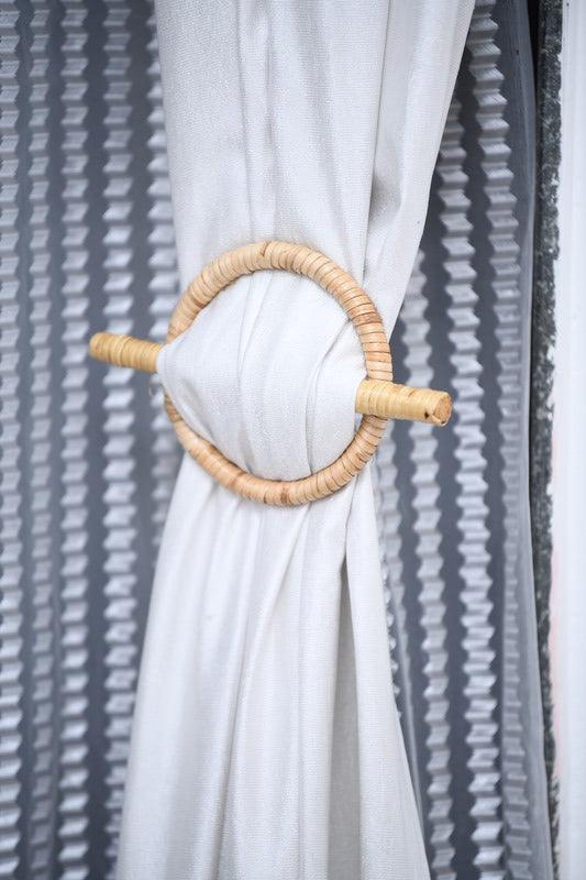 Rattan & Cane Curtain Tie-backs - Staple East