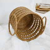 Rattan basket and rattan planter rattan storage rattan decor