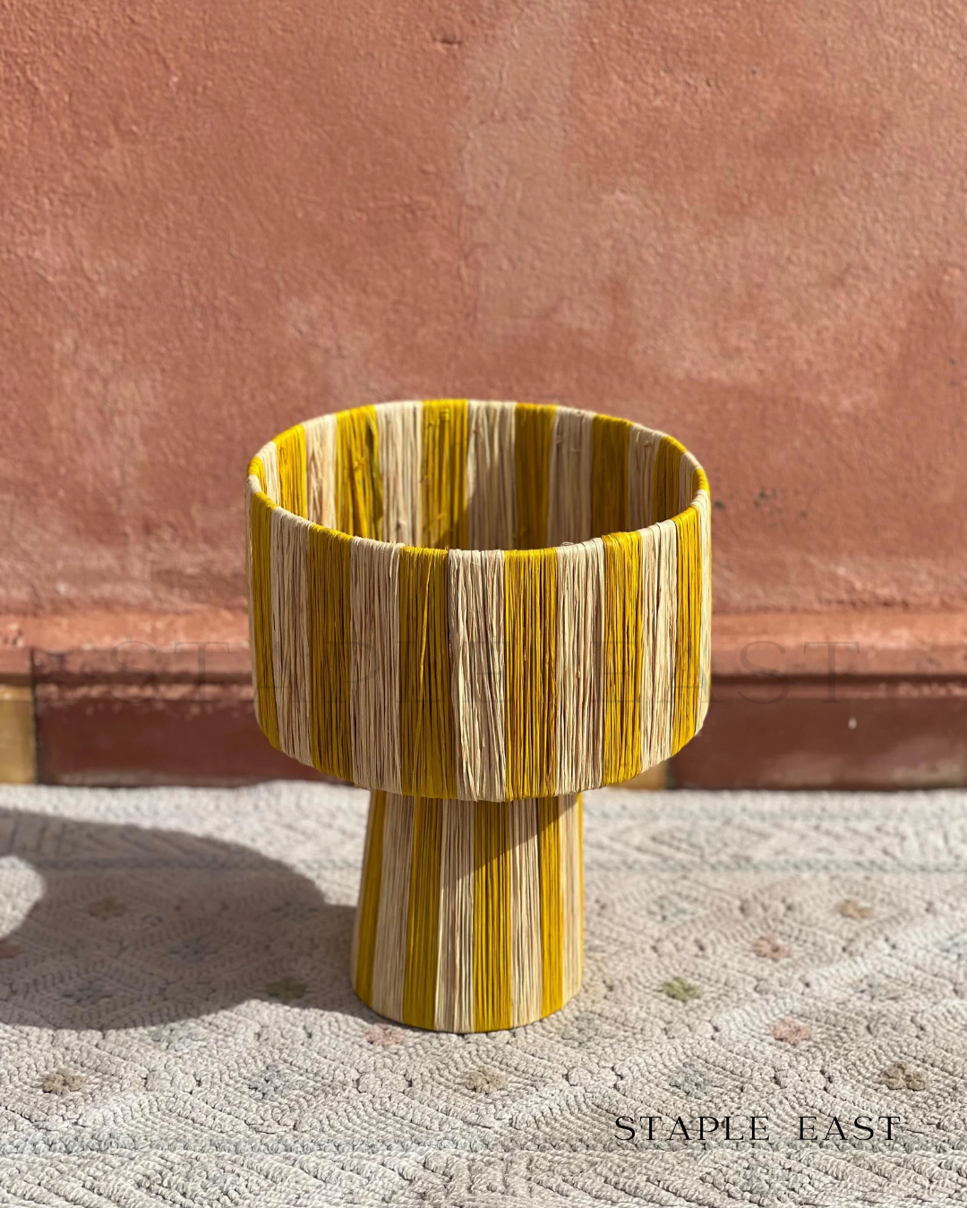 Shawty Raffia Table Lamp