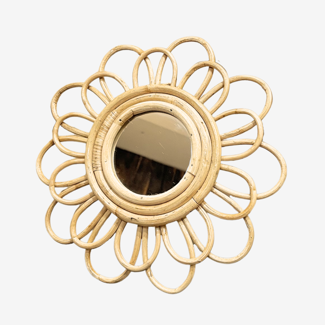 Daisy Rattan Mirror