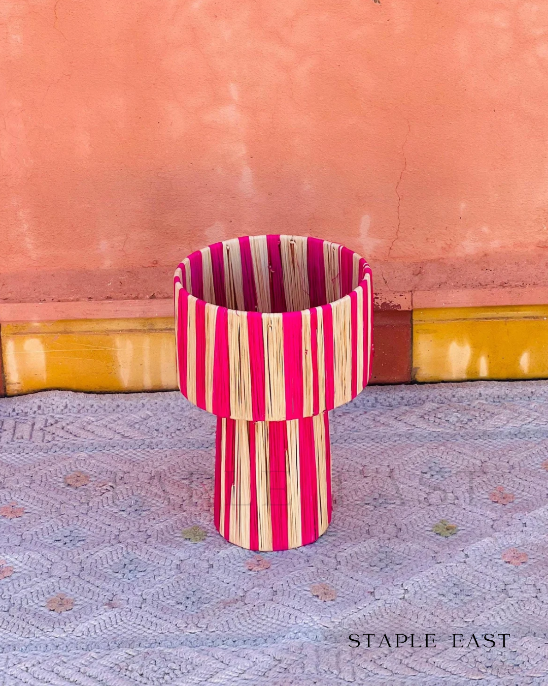 Shawty Raffia Table Lamp