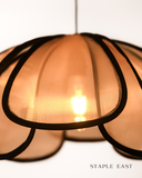 Golden Organza Ceiling Lamp | Luxury Elegant Pendant Lightt | Rattan Hanging lamp for Living Room