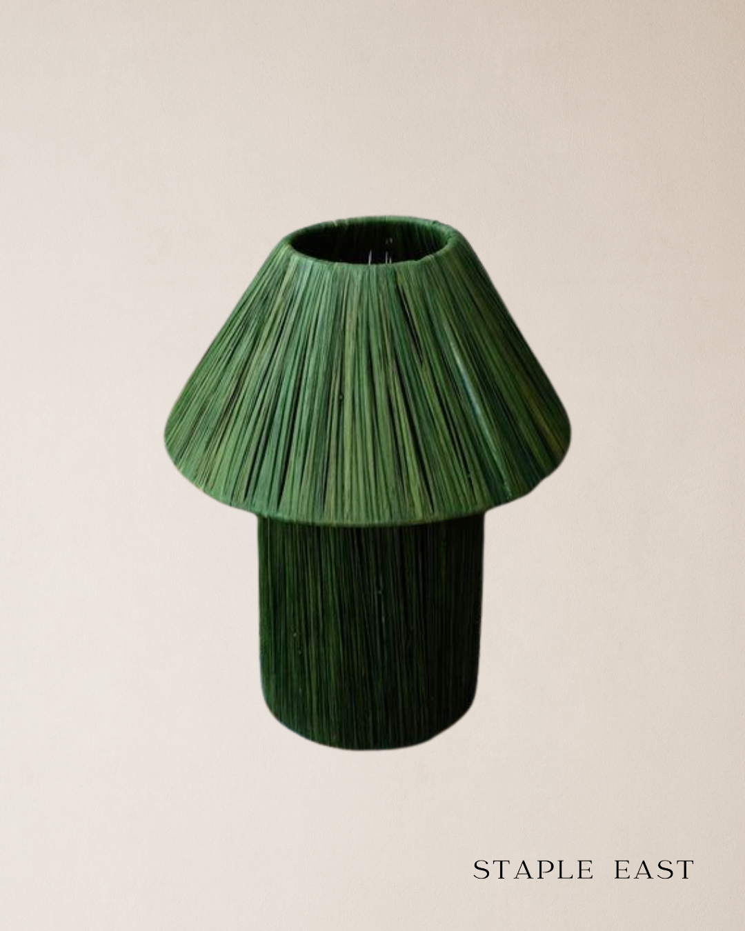 Solids Raffia Table Lamp