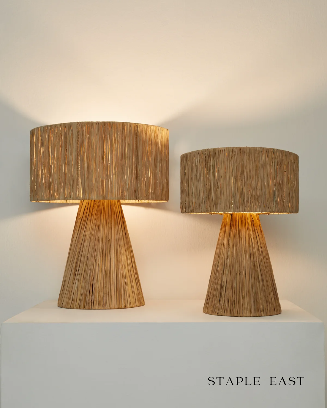 Hikari Raffia Table Lamp