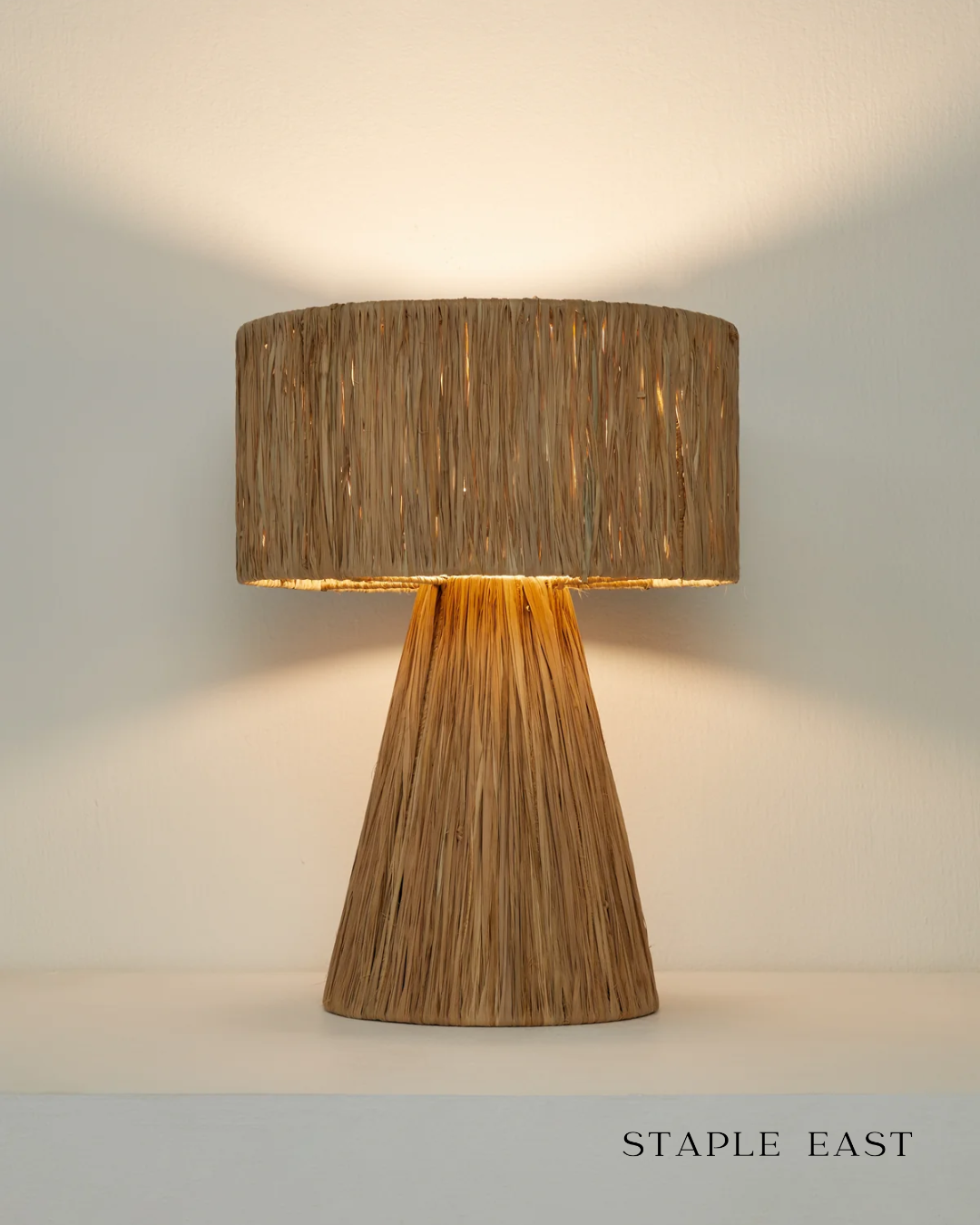 Hikari Raffia Table Lamp