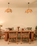 Wild Lotus Ceiling Lamp Natural