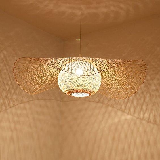 Celestial Weave Rattan Lampshade - Staple East