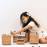 Miniature Rattan Sofa Set with upholstery - Staple East