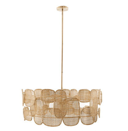 Patterned Rattan Lampshade - Staple East