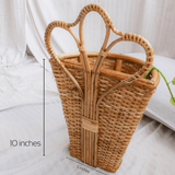 Rattan Petal Wall Planter - Staple East
