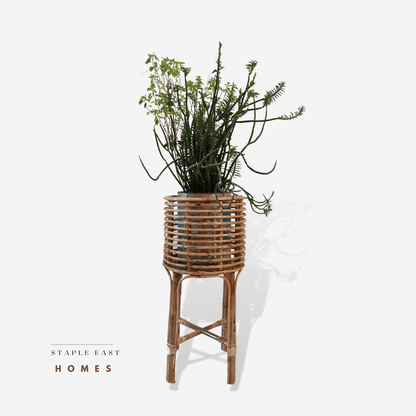 Rattan Stand Planter - Staple East