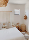 Rattan wall hooks for boho wall decor