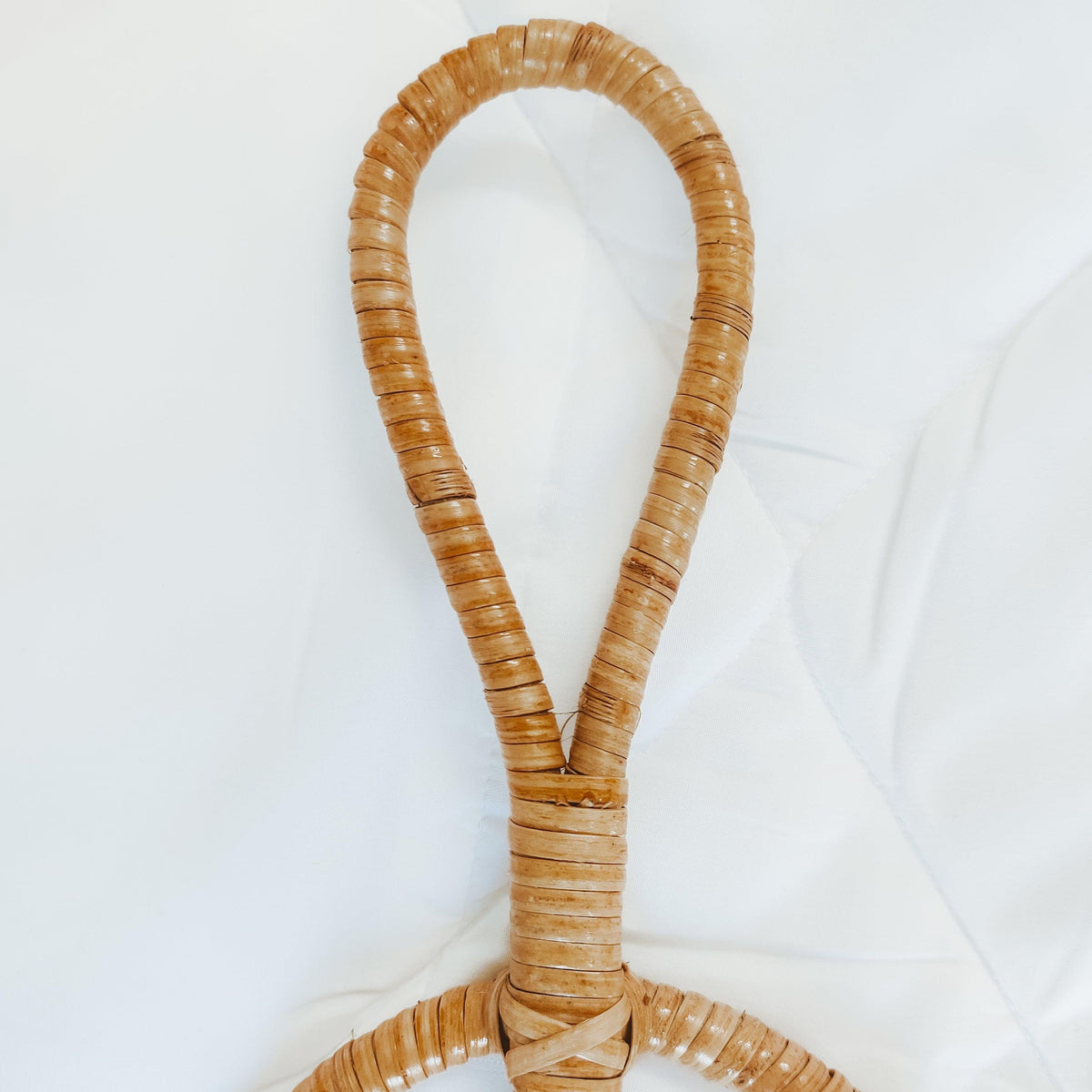 Rattan wall hooks for boho wall decor