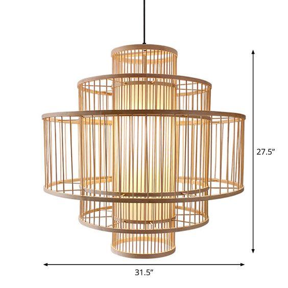 Thermo Rattan Lampshade - Staple East