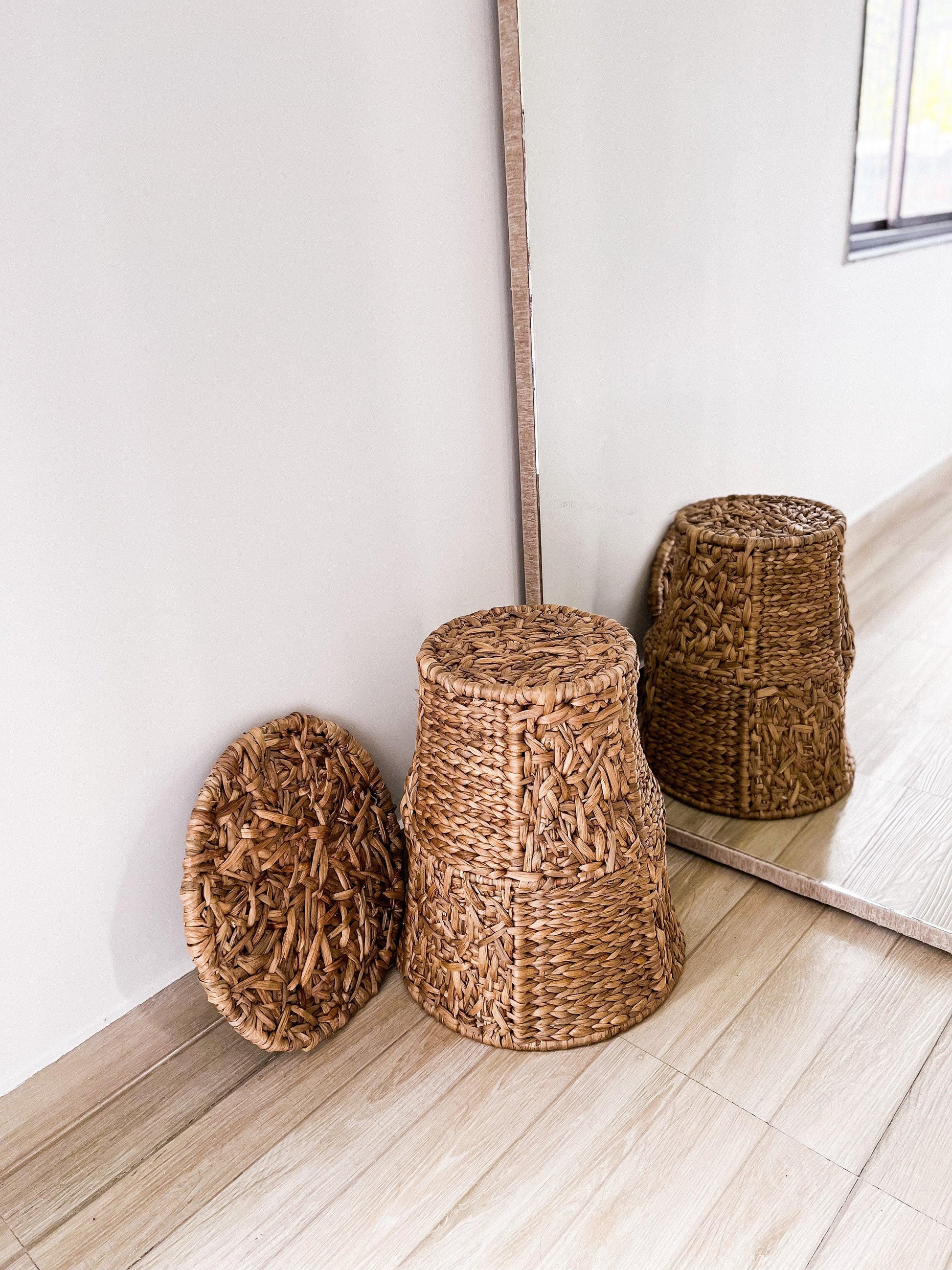 Water Hyacinth Laundry Basket - Staple East